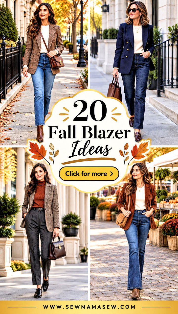 20 Fall Blazer Ideas for Confident Work and Weekend Style - 20 Fall Blazer Ideas for Confident Work and Weekend Style