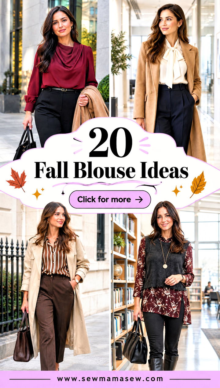 20 Fall Blouse Ideas for Chic Work-to-Weekend Outfit Styling - 20 Fall Blouse Ideas for Chic Work-to-Weekend Outfit Styling