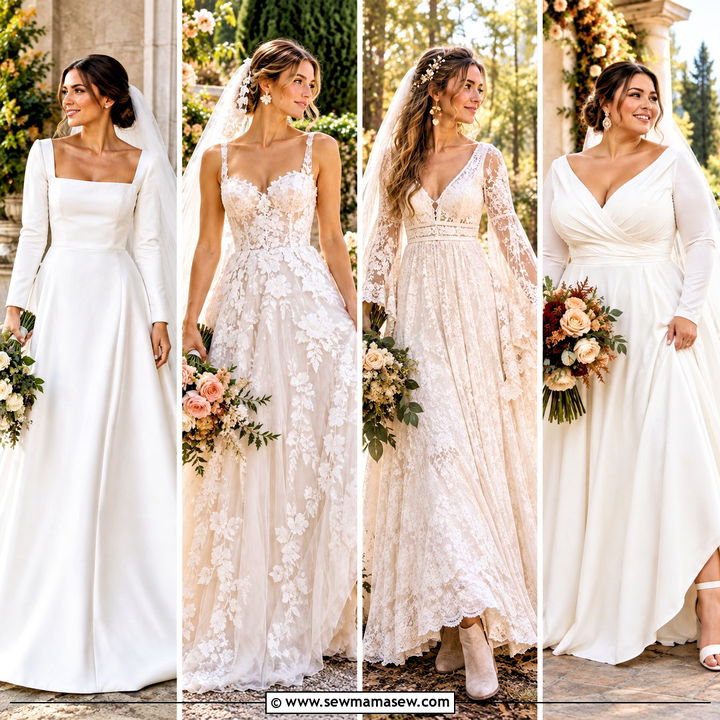 20 Fall Bridal Dresses for Romantic Autumn Wedding Style