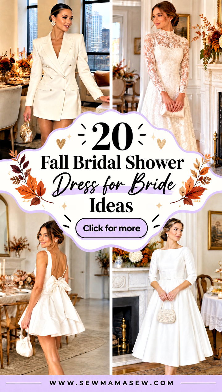 20 Fall Bridal Shower Dress for Bride Ideas for Cozy Elegance - 20 Fall Bridal Shower Dress for Bride Ideas for Cozy Elegance