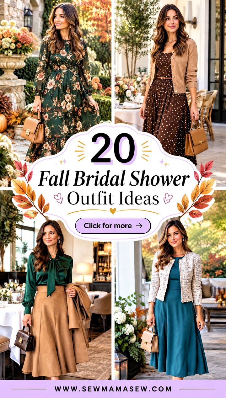 20 Fall Bridal Shower Outfit Ideas for Cozy Chic Celebrations - 20 Fall Bridal Shower Outfit Ideas for Cozy, Chic Celebrations