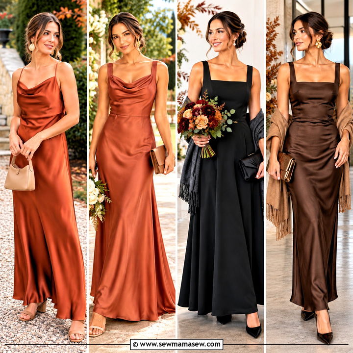 20 Fall Bridesmaids Dresses for a Cozy, Romantic Wedding