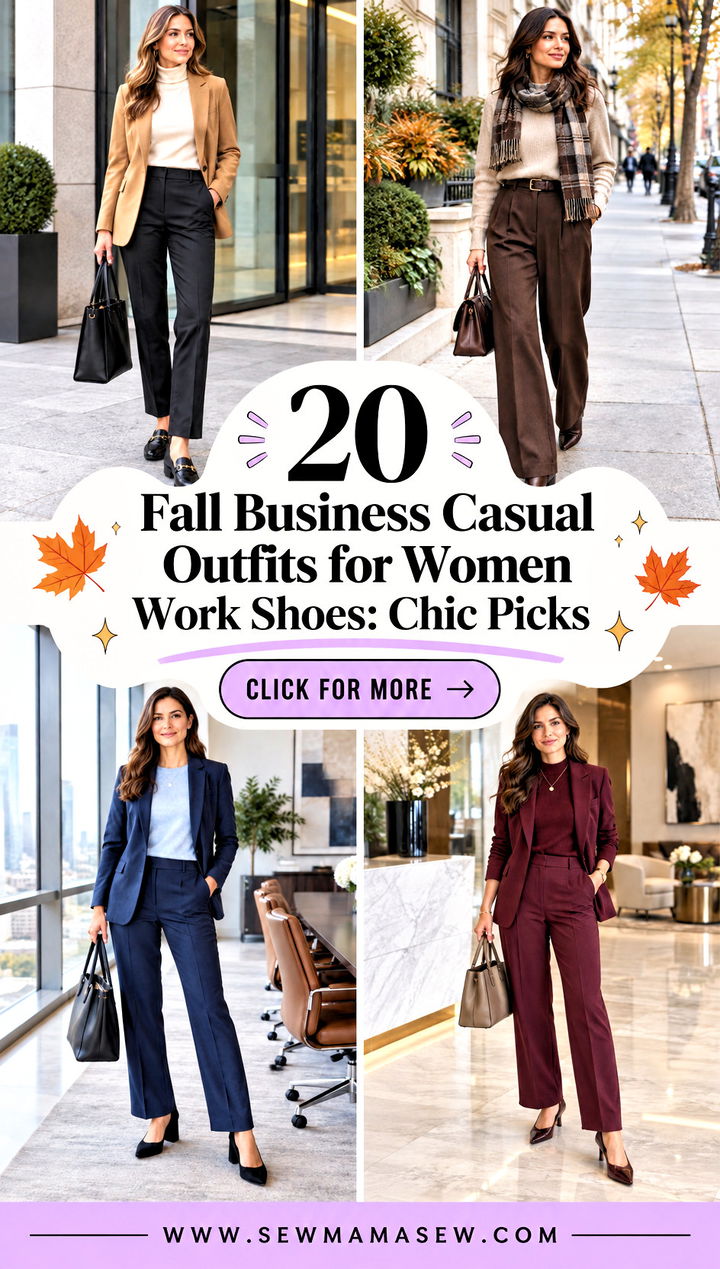 20 Fall Business Casual Outfits for Women Work Shoes Chic Picks - 20 Fall Business Casual Outfits for Women Work Shoes: Chic Picks