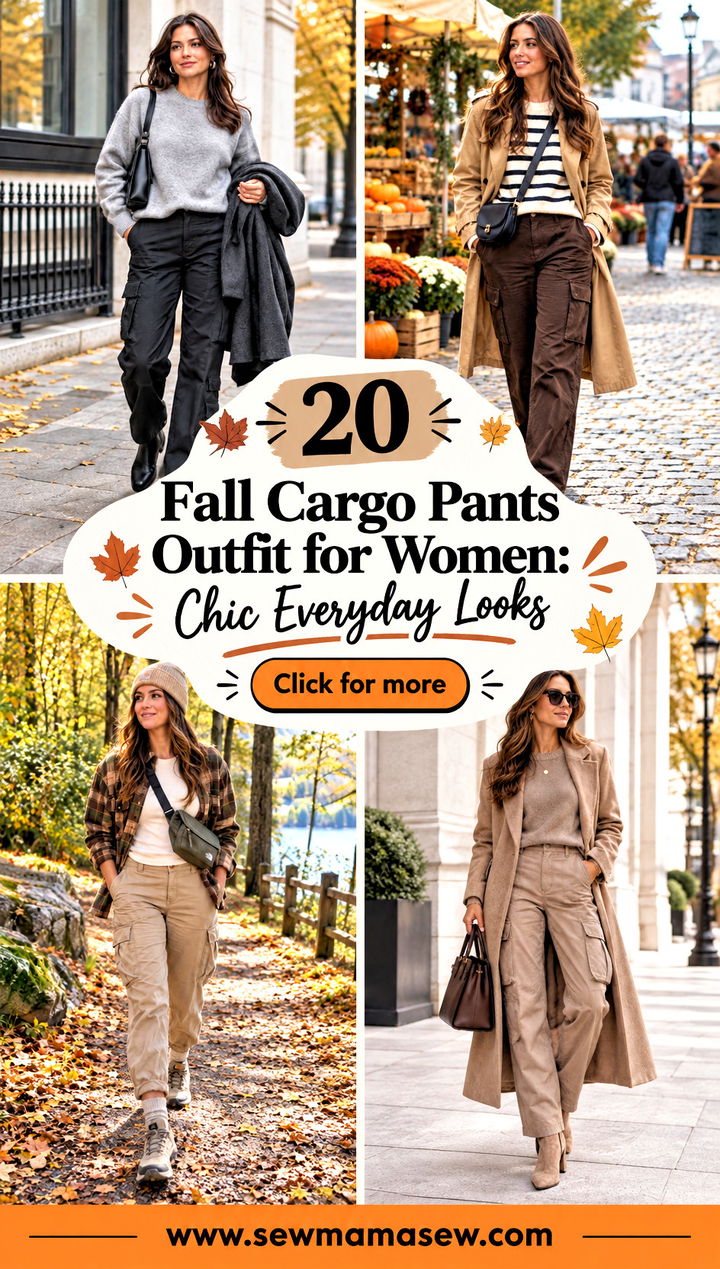 20 Fall Cargo Pants Outfit for Women Chic Everyday Looks - 20 Fall Cargo Pants Outfit for Women: Chic Everyday Looks
