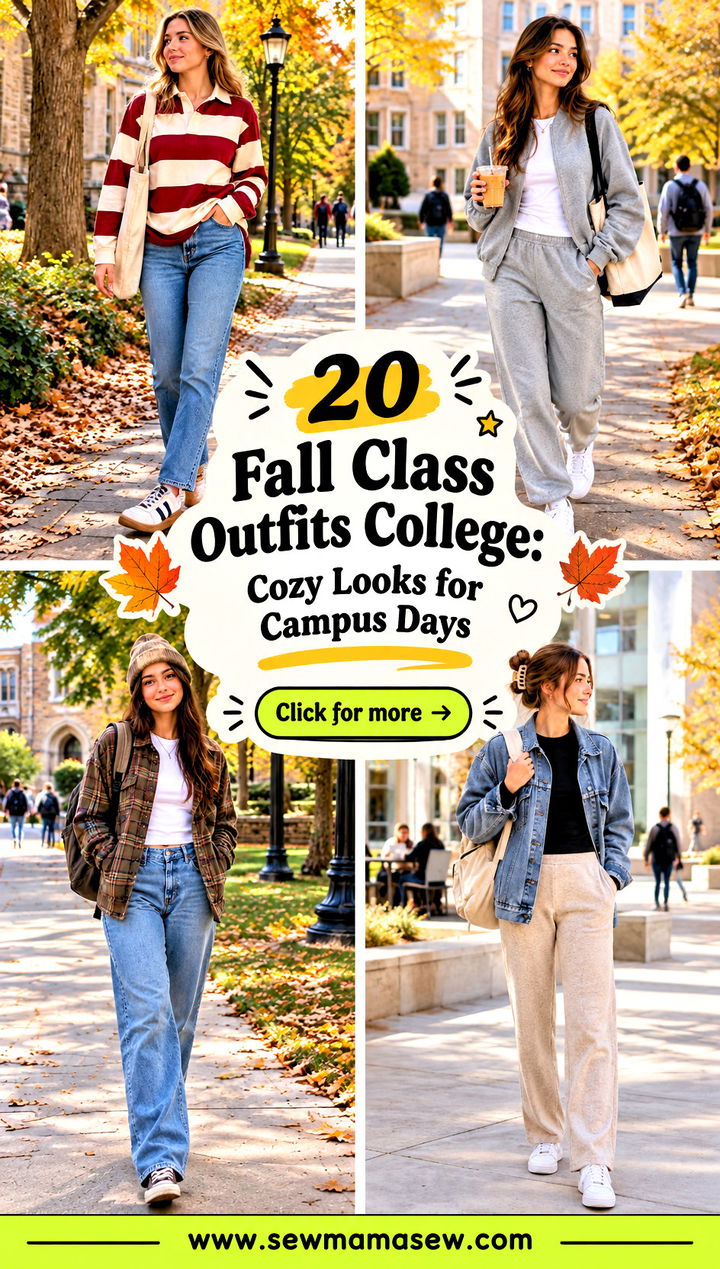 20 Fall Class Outfits College Cozy Looks for Campus Days - 20 Fall Class Outfits College: Cozy Looks for Campus Days