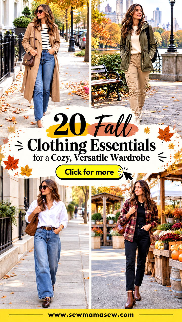 20 Fall Clothing Essentials for a Cozy Versatile Wardrobe - 20 Fall Clothing Essentials for a Cozy, Versatile Wardrobe