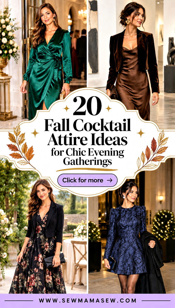 20 Fall Cocktail Attire Ideas for Chic Evening Gatherings - 20 Fall Cocktail Attire Ideas for Chic Evening Gatherings