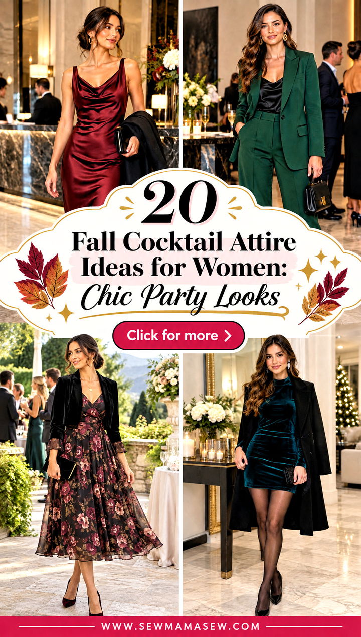 20 Fall Cocktail Attire Ideas for Women Chic Party Looks - 20 Fall Cocktail Attire Ideas for Women: Chic Party Looks