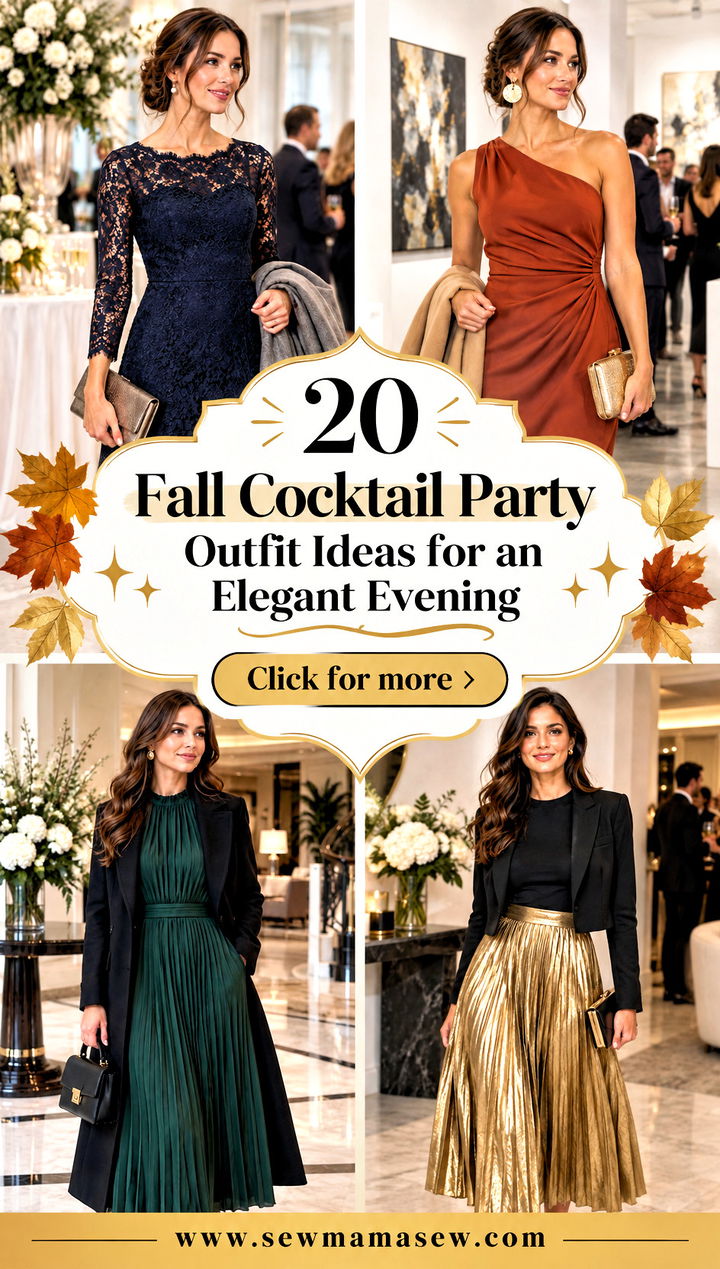 20 Fall Cocktail Party Outfit Ideas for an Elegant Evening - 20 Fall Cocktail Party Outfit Ideas for an Elegant Evening