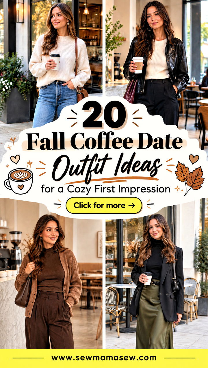 20 Fall Coffee Date Outfit Ideas for a Cozy First Impression - 20 Fall Coffee Date Outfit Ideas for a Cozy First Impression