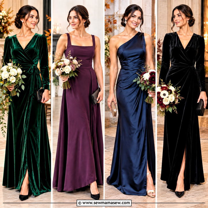20 Fall Color Bridesmaid Dresses for a Warm, Romantic Look