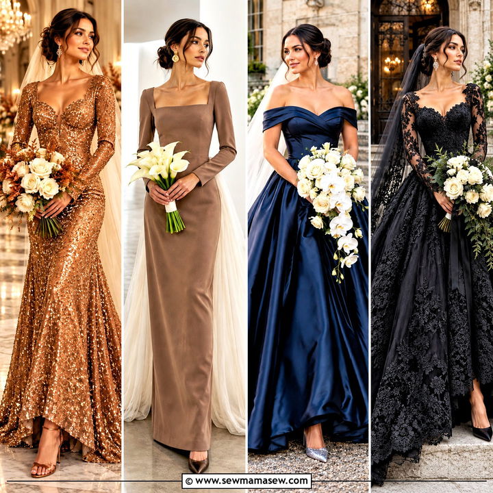 20 Fall Color Wedding Dress Ideas for a Romantic Autumn Day