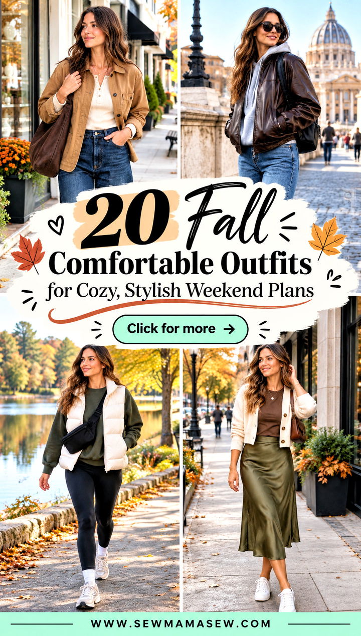 20 Fall Comfortable Outfits for Cozy Stylish Weekend Plans - 20 Fall Comfortable Outfits for Cozy, Stylish Weekend Plans