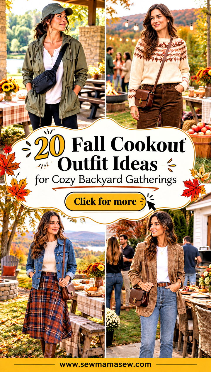 20 Fall Cookout Outfit Ideas for Cozy Backyard Gatherings - 20 Fall Cookout Outfit Ideas for Cozy Backyard Gatherings