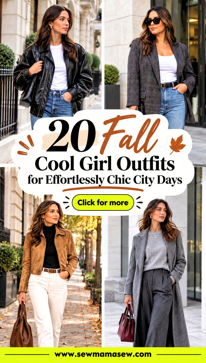 20 Fall Cool Girl Outfits for Effortlessly Chic City Days - 20 Fall Cool Girl Outfits for Effortlessly Chic City Days