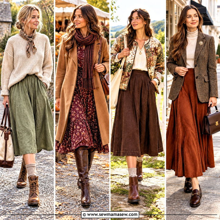 20 Fall Cottage Outfits for Dreamy Countryside Weekends