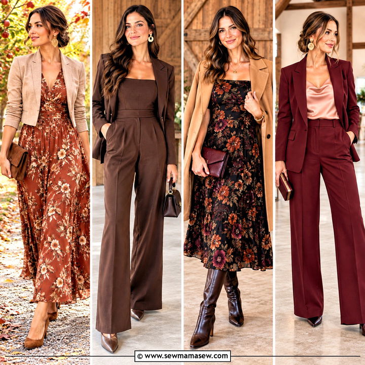 20 Fall Country Wedding Guest Outfit Ideas for Rustic Charm