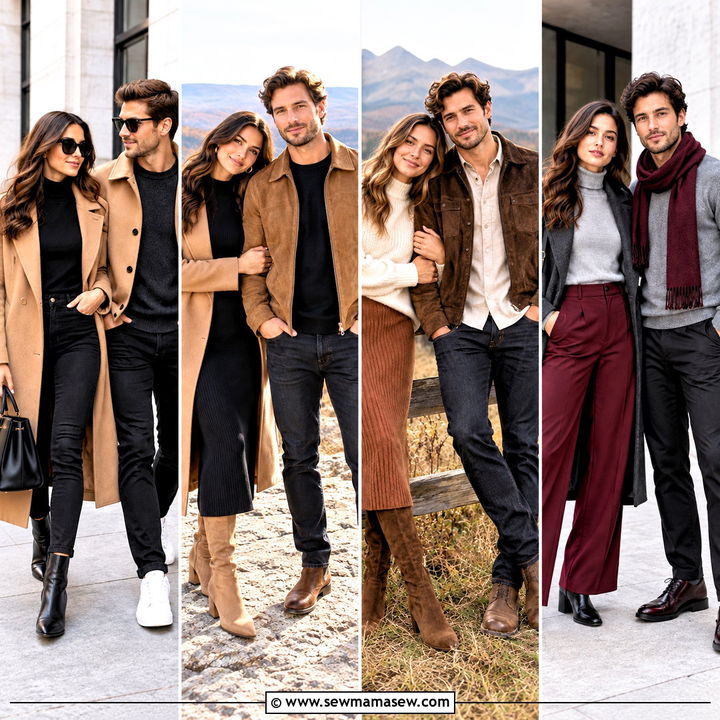 20 Fall Couple Photos Outfits for Warm, Memorable Portraits