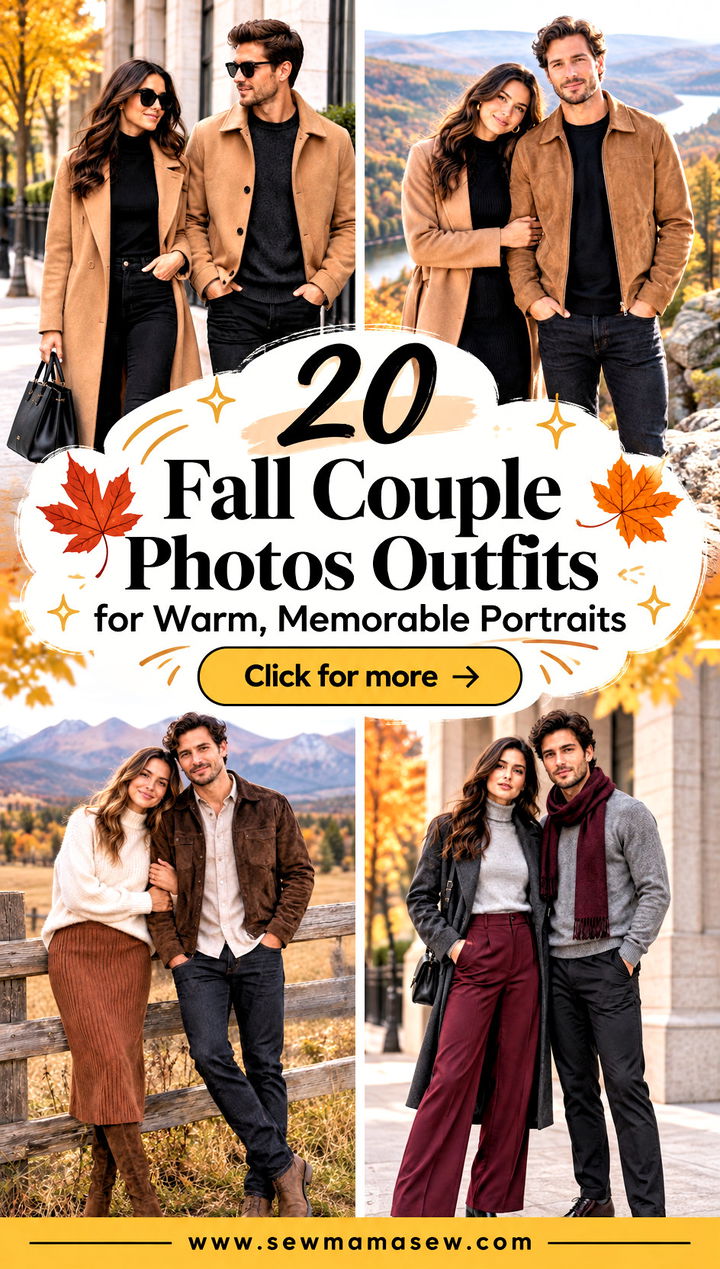20 Fall Couple Photos Outfits for Warm Memorable Portraits - 20 Fall Couple Photos Outfits for Warm, Memorable Portraits