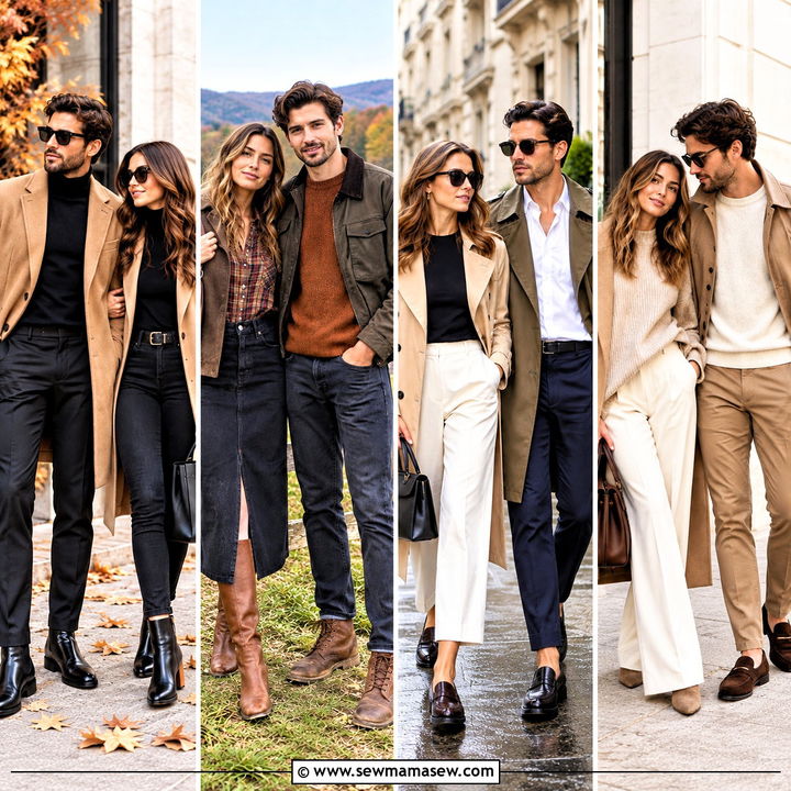 20 Fall Couples Outfits for Charming Dates and Cozy Walks