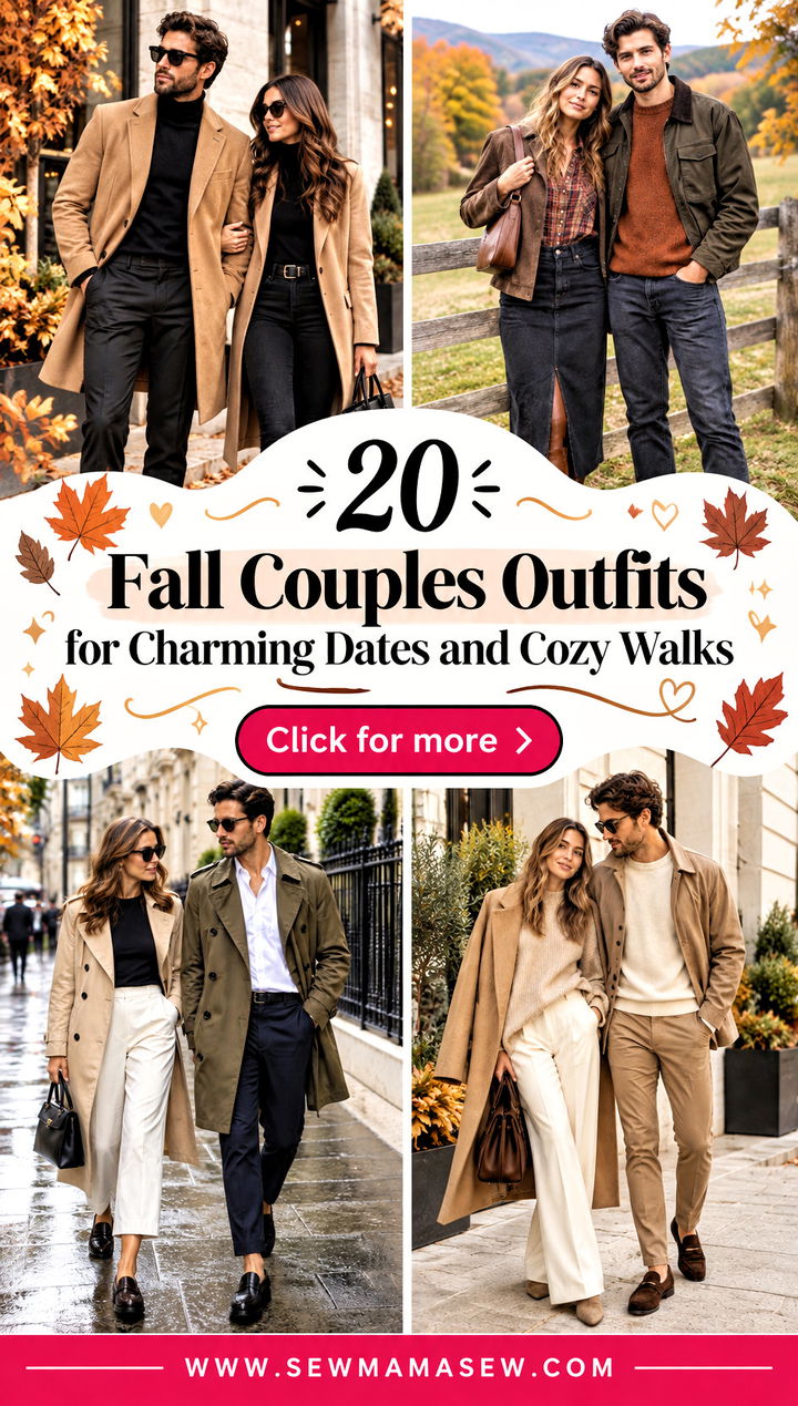 20 Fall Couples Outfits for Charming Dates and Cozy Walks - 20 Fall Couples Outfits for Charming Dates and Cozy Walks