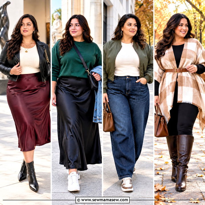 20 Fall Curvy Outfits for Cozy Layers and Confident Style