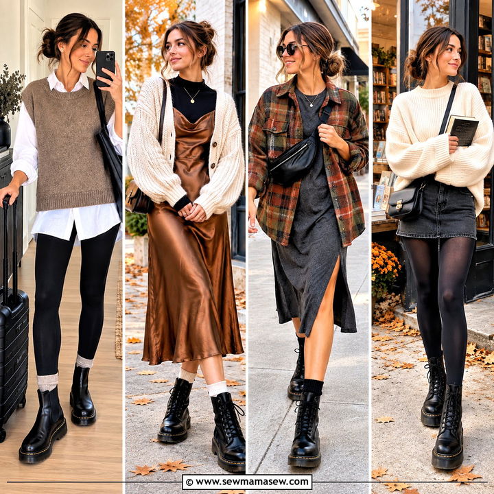 20 Fall Doc Martens Outfits for Bold, Cozy Everyday Style