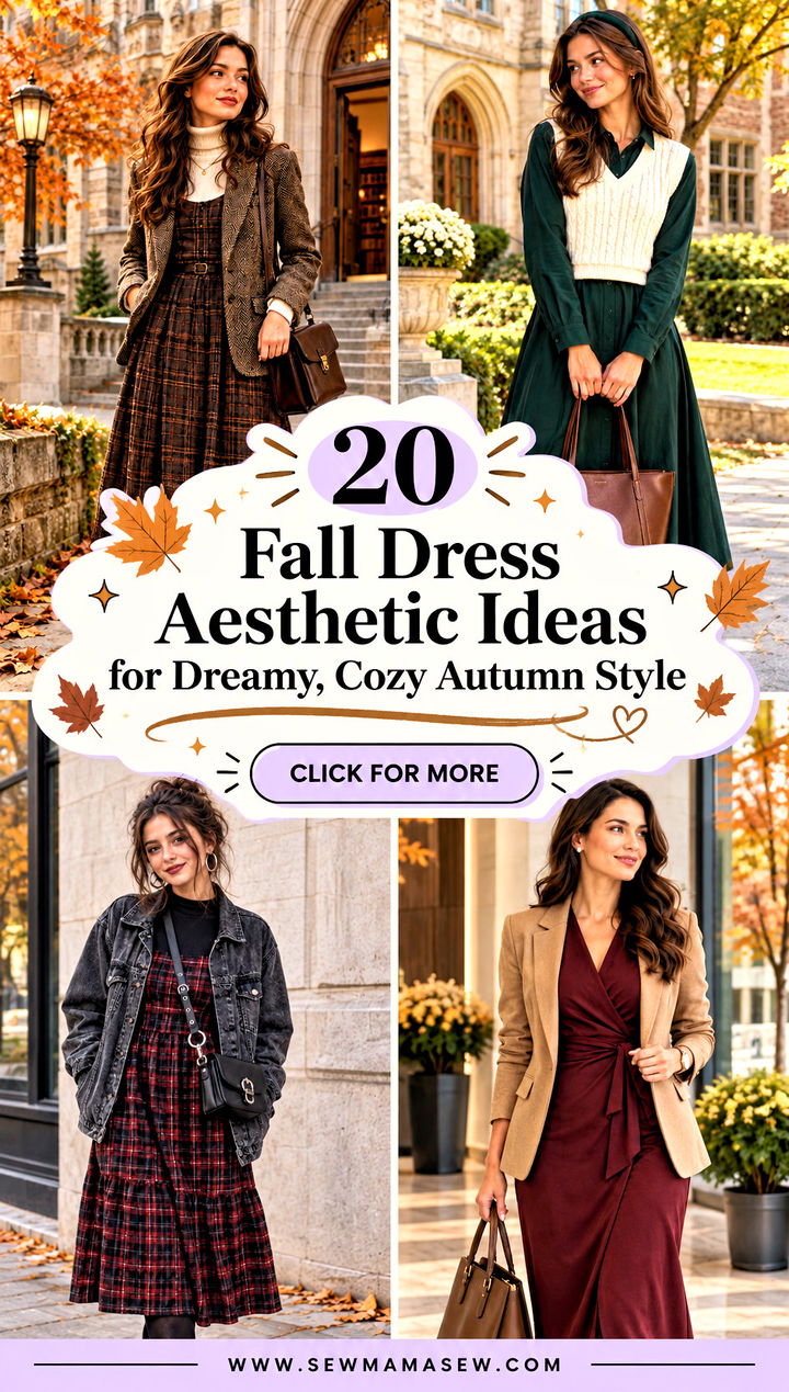 20 Fall Dress Aesthetic Ideas for Dreamy Cozy Autumn Style - 20 Fall Dress Aesthetic Ideas for Dreamy, Cozy Autumn Style
