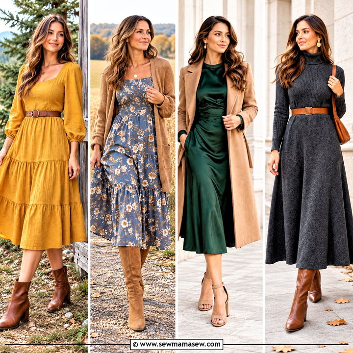 20 Fall Dresses for Family Pictures for a Timeless Look
