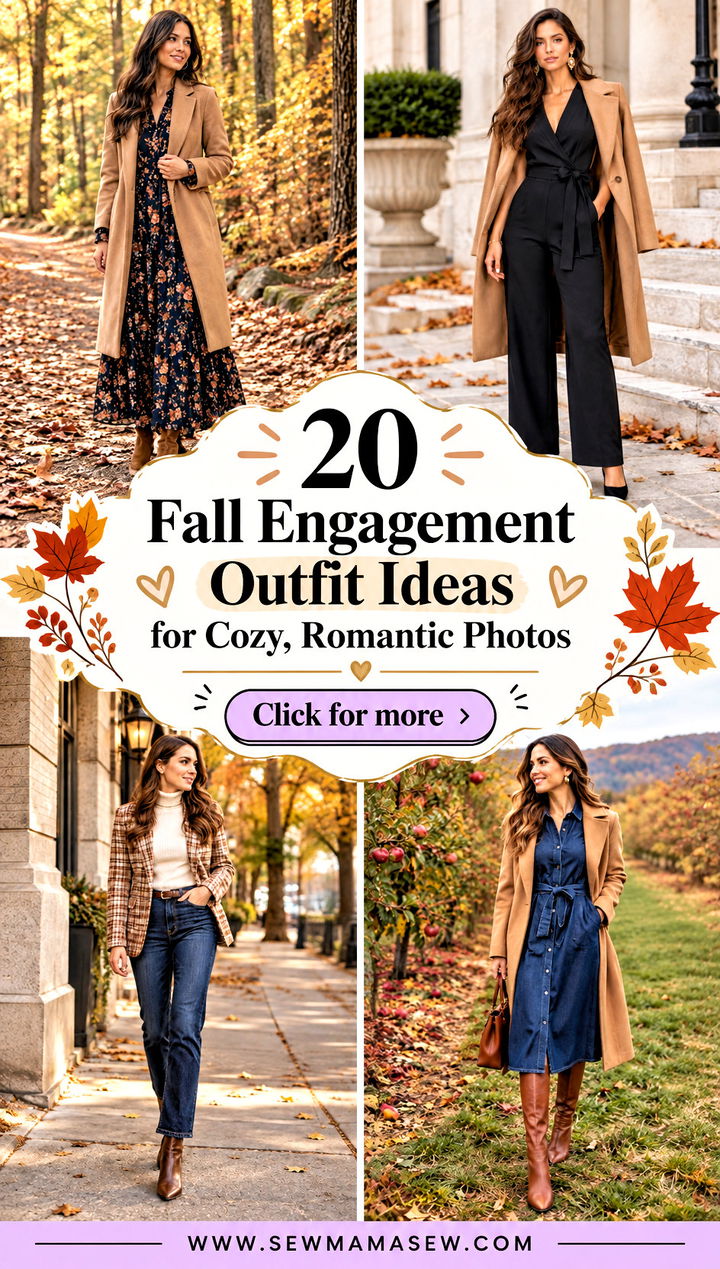20 Fall Engagement Outfit Ideas for Cozy Romantic Photos - 20 Fall Engagement Outfit Ideas for Cozy, Romantic Photos