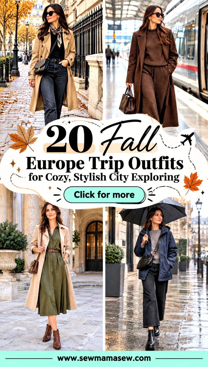 20 Fall Europe Trip Outfits for Cozy Stylish City Exploring - 20 Fall Europe Trip Outfits for Cozy, Stylish City Exploring