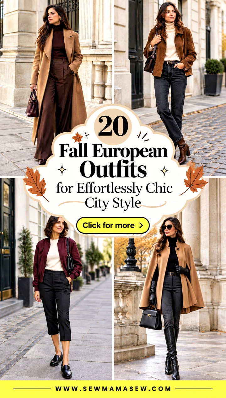 20 Fall European Outfits for Effortlessly Chic City Style - 20 Fall European Outfits for Effortlessly Chic City Style