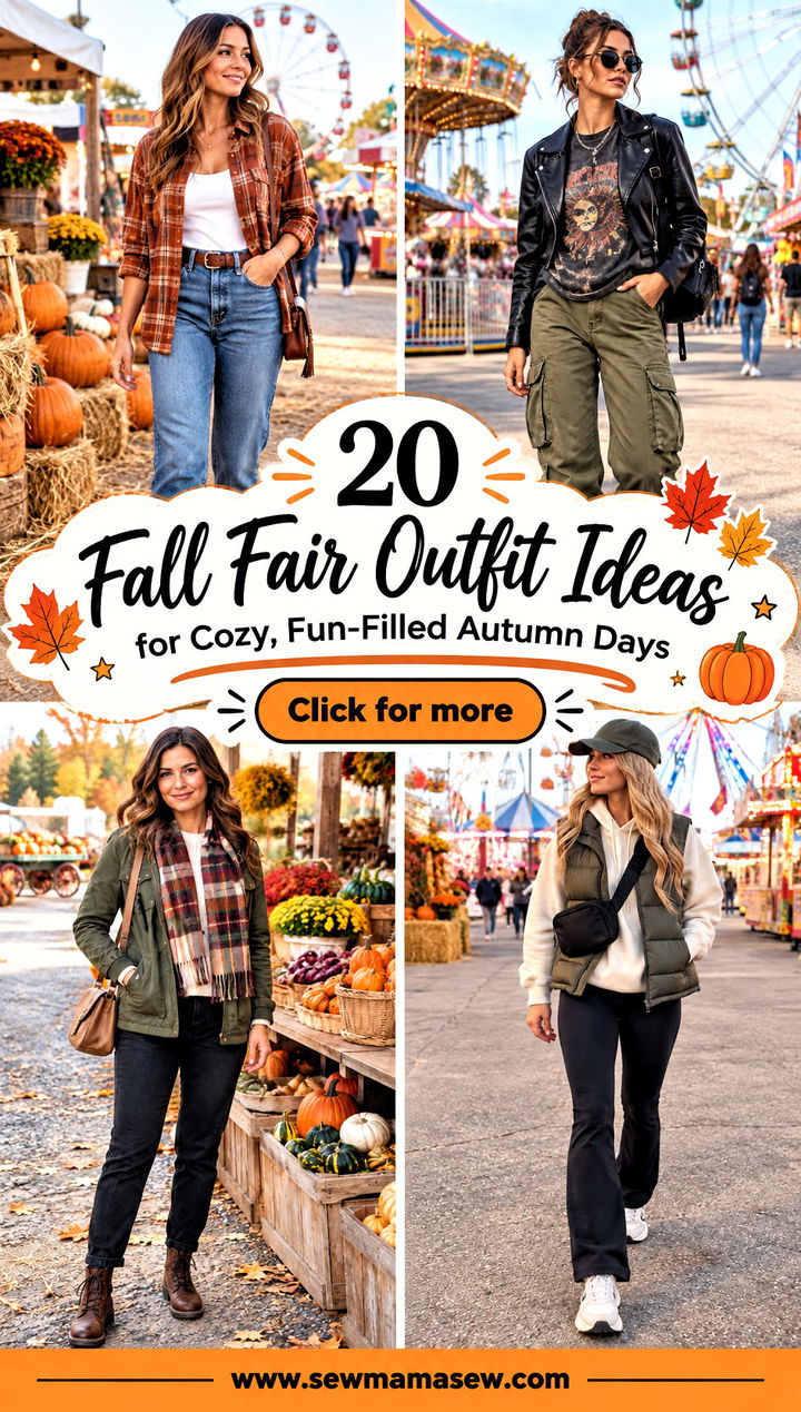 20 Fall Fair Outfit Ideas for Cozy Fun-Filled Autumn Days - 20 Fall Fair Outfit Ideas for Cozy, Fun-Filled Autumn Days