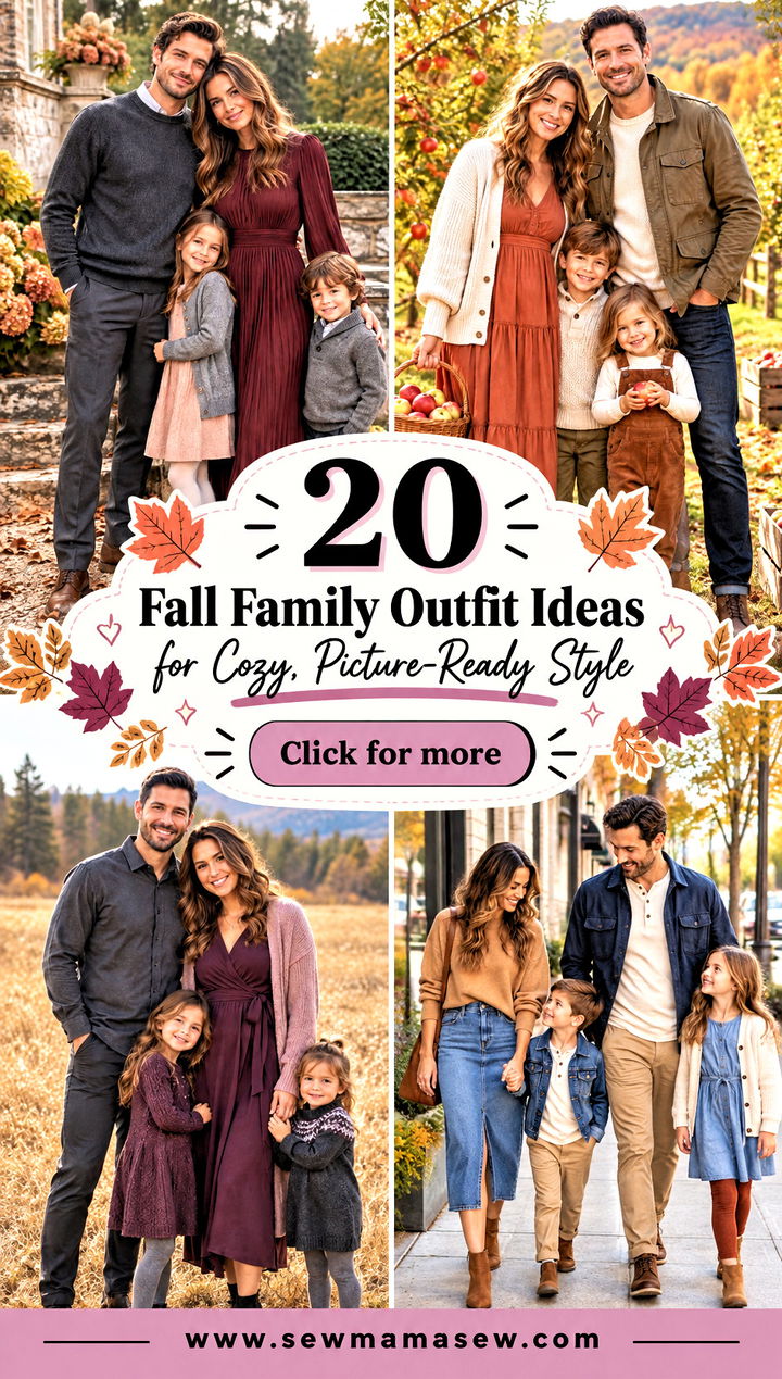20 Fall Family Outfit Ideas for Cozy Picture-Ready Style - 20 Fall Family Outfit Ideas for Cozy, Picture-Ready Style