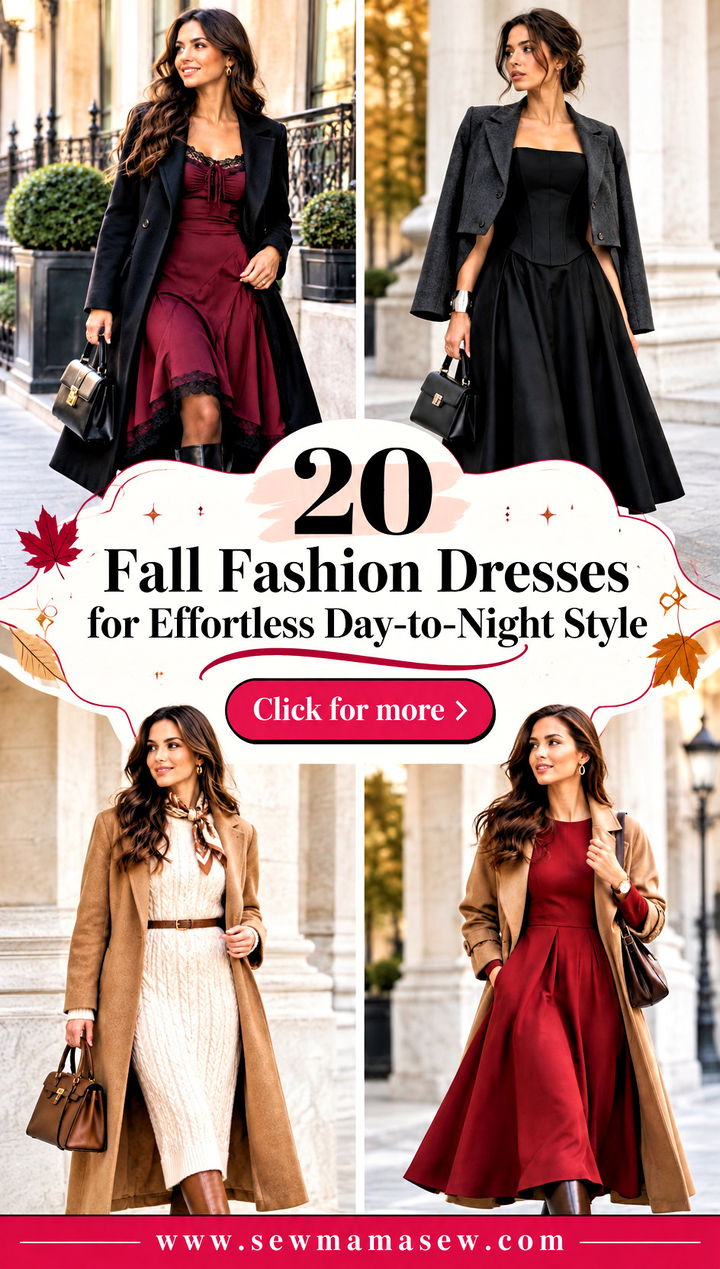 20 Fall Fashion Dresses for Effortless Day-to-Night Style - 20 Fall Fashion Dresses for Effortless Day-to-Night Style