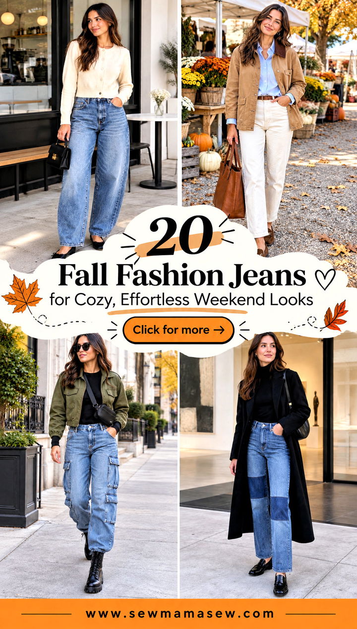 20 Fall Fashion Jeans for Cozy Effortless Weekend Looks - 20 Fall Fashion Jeans for Cozy, Effortless Weekend Looks