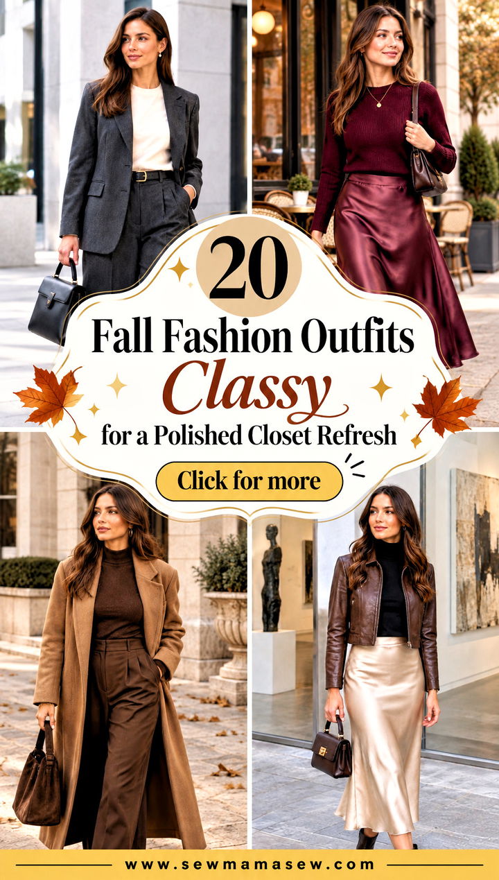 20 Fall Fashion Outfits Classy for a Polished Closet Refresh - 20 Fall Fashion Outfits Classy for a Polished Closet Refresh