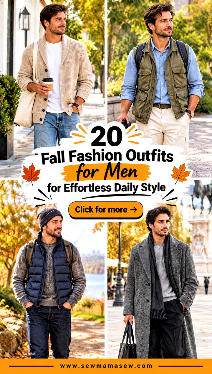20 Fall Fashion Outfits for Men for Effortless Daily Style - 20 Fall Fashion Outfits for Men for Effortless Daily Style