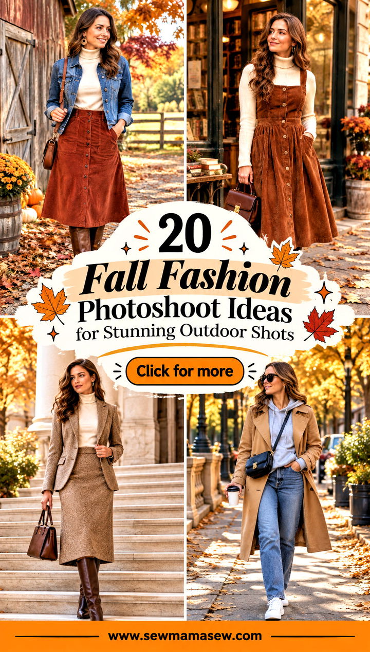 20 Fall Fashion Photoshoot Ideas for Stunning Outdoor Shots - 20 Fall Fashion Photoshoot Ideas for Stunning Outdoor Shots