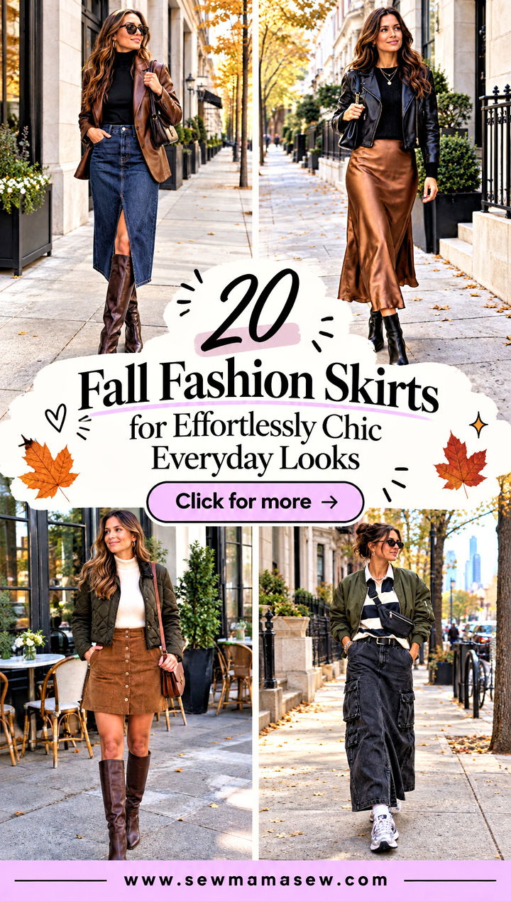 20 Fall Fashion Skirts for Effortlessly Chic Everyday Looks - 20 Fall Fashion Skirts for Effortlessly Chic Everyday Looks