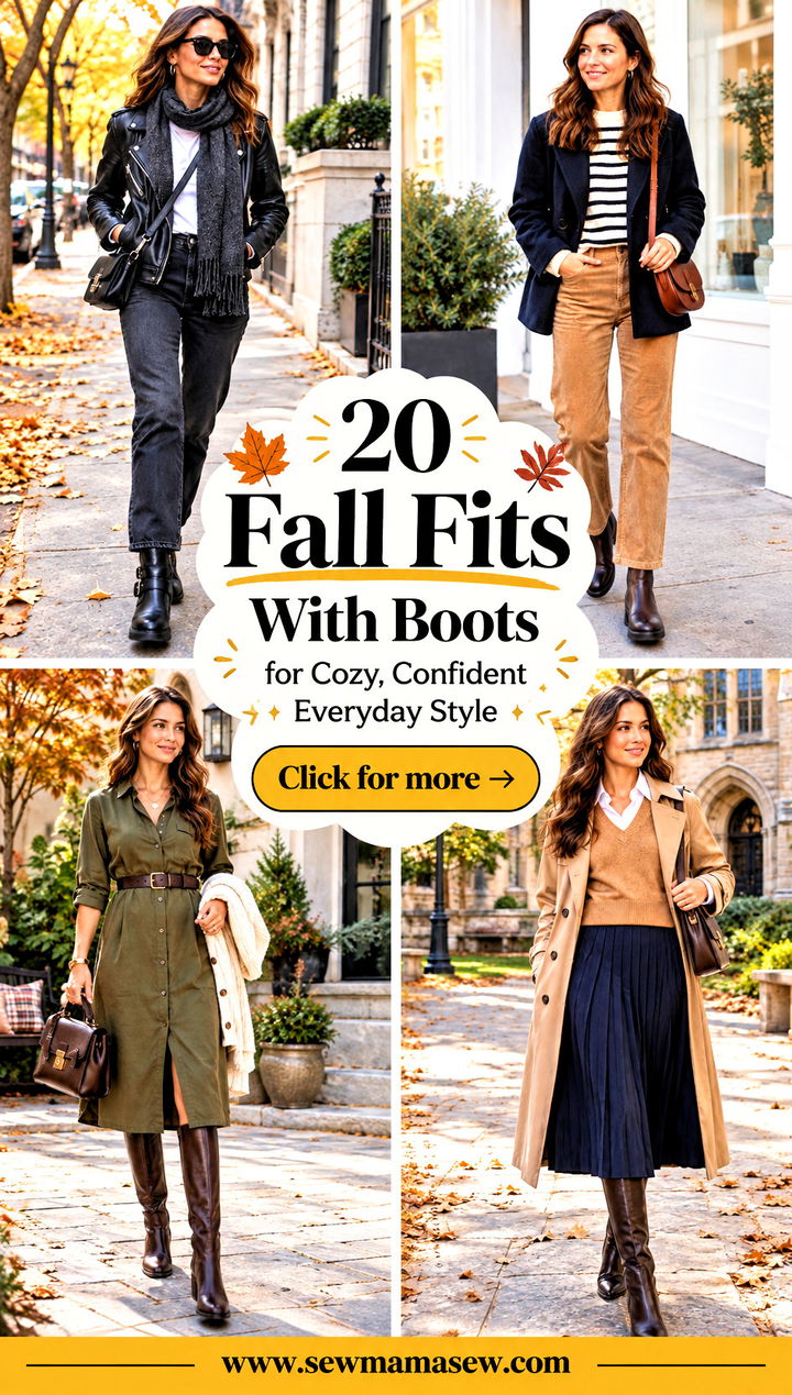 20 Fall Fits With Boots for Cozy Confident Everyday Style - 20 Fall Fits With Boots for Cozy, Confident Everyday Style