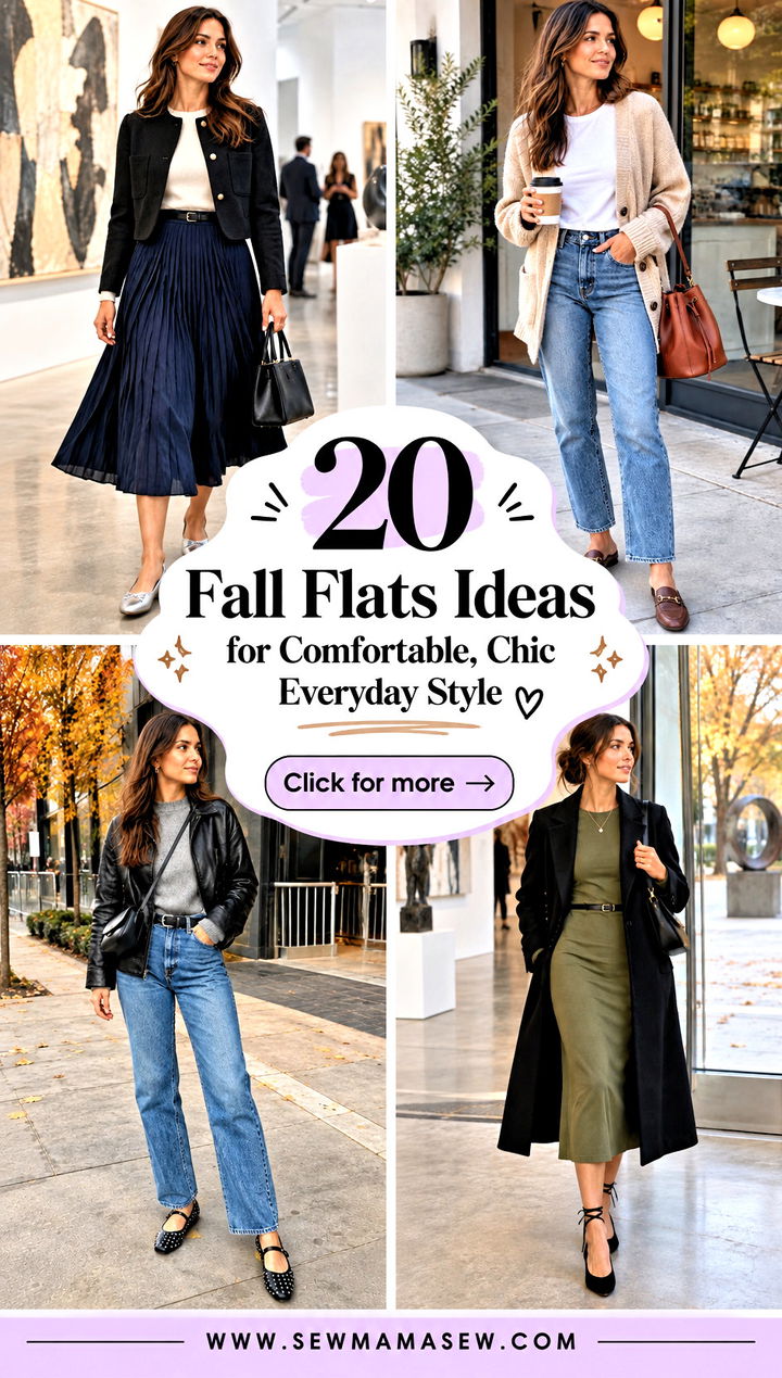 20 Fall Flats Ideas for Comfortable Chic Everyday Style - 20 Fall Flats Ideas for Comfortable, Chic Everyday Style