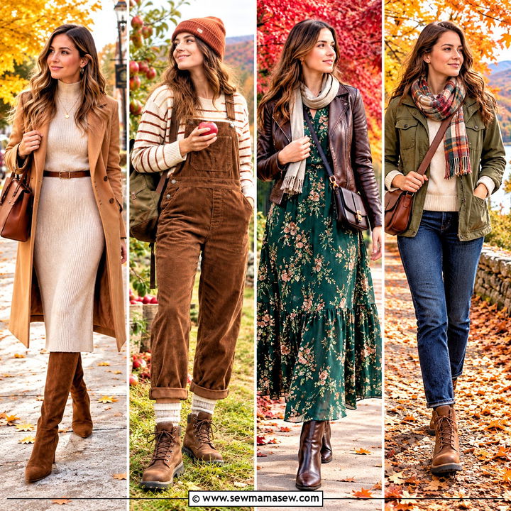 20 Fall Foliage Outfits for Women: Cozy Leaf-Peeping Looks