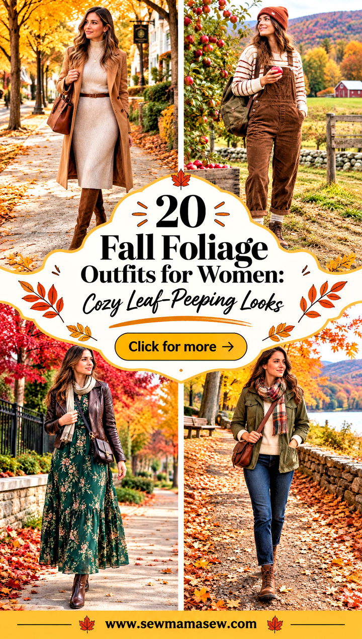 20 Fall Foliage Outfits for Women Cozy Leaf-Peeping Looks - 20 Fall Foliage Outfits for Women: Cozy Leaf-Peeping Looks