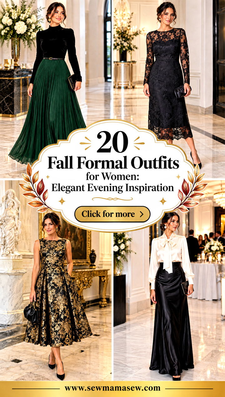 20 Fall Formal Outfits for Women Elegant Evening Inspiration - 20 Fall Formal Outfits for Women: Elegant Evening Inspiration
