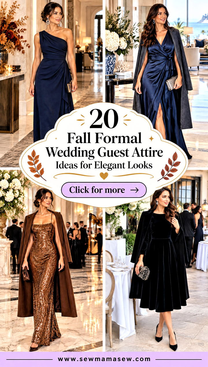 20 Fall Formal Wedding Guest Attire Ideas for Elegant Looks - 20 Fall Formal Wedding Guest Attire Ideas for Elegant Looks
