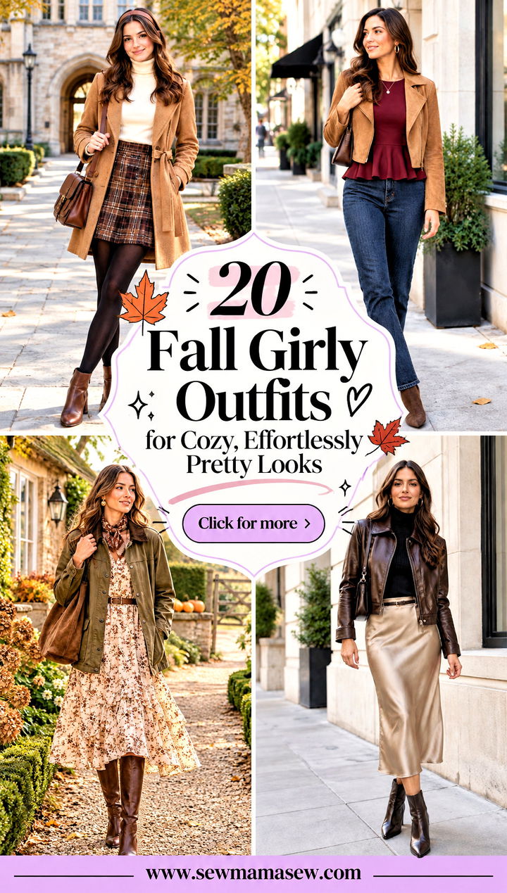 20 Fall Girly Outfits for Cozy Effortlessly Pretty Looks - 20 Fall Girly Outfits for Cozy, Effortlessly Pretty Looks