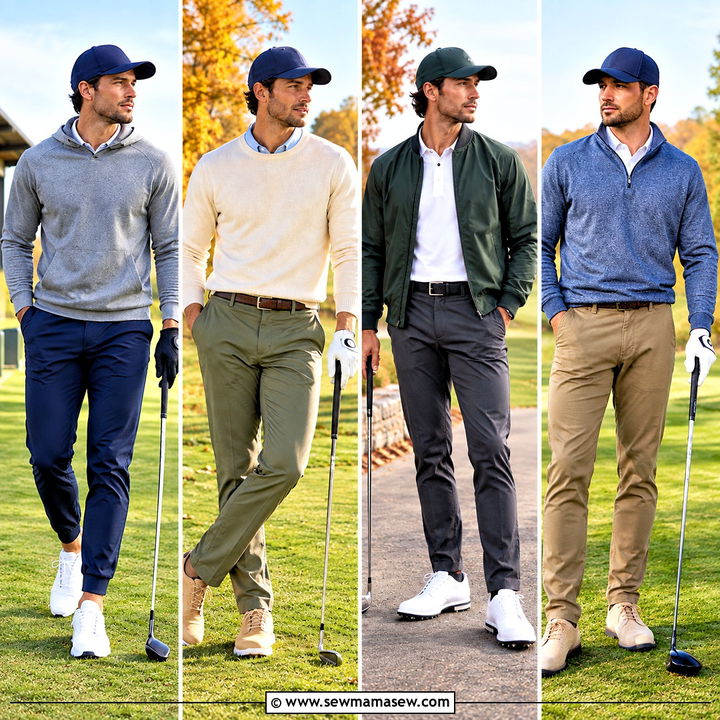20 Fall Golf Outfits For Men for Crisp Days on the Course