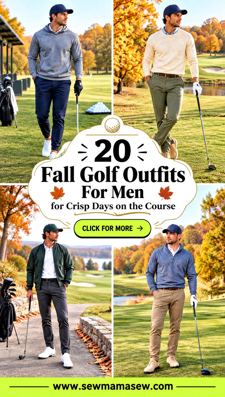 20 Fall Golf Outfits For Men for Crisp Days on the Course - 20 Fall Golf Outfits For Men for Crisp Days on the Course