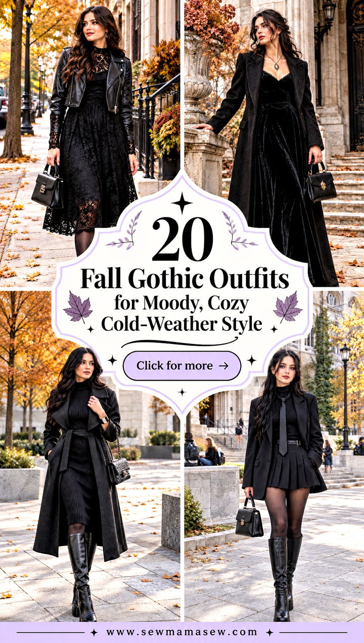 20 Fall Gothic Outfits for Moody Cozy Cold-Weather Style - 20 Fall Gothic Outfits for Moody, Cozy Cold-Weather Style